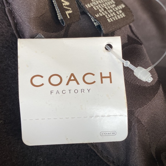 COACH FACTORY MAHOGANY WOOL CRUSHER HAT M/L NEW - Picture 8 of 10
